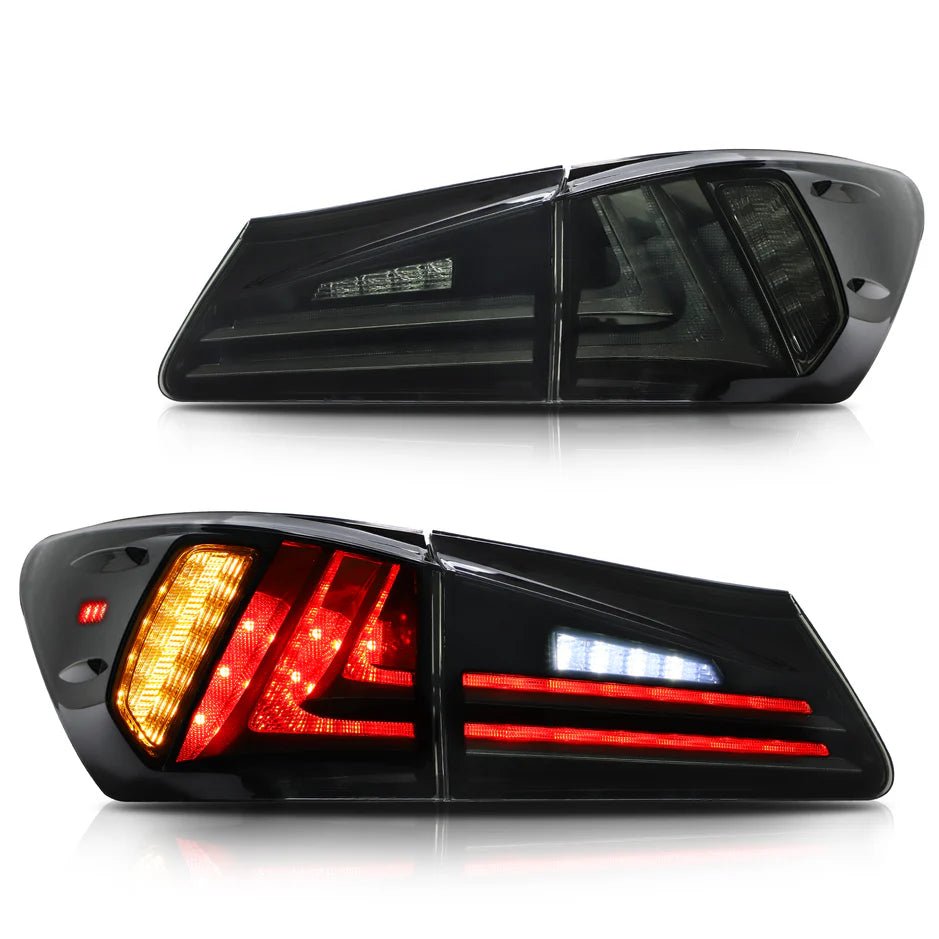 Lexus IS250, IS350, ISF, IS200d, IS220d Rear lamps Assembly LED Tail Lights 2005 - 2014